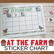 FARM THEMED Sticker Reward Chart FREE Printable